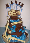 21st birthday chocolate tier