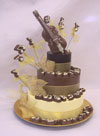 chocolate violin and notes on three chocolate tiers