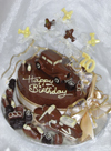 70th birthday chocolate tier