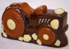 a picture of a chocolate tractor
